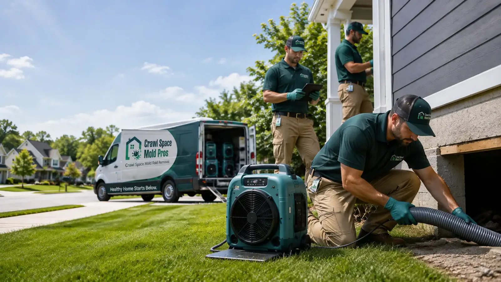 Crawl Space Mold Removal in Grand Mound, IA